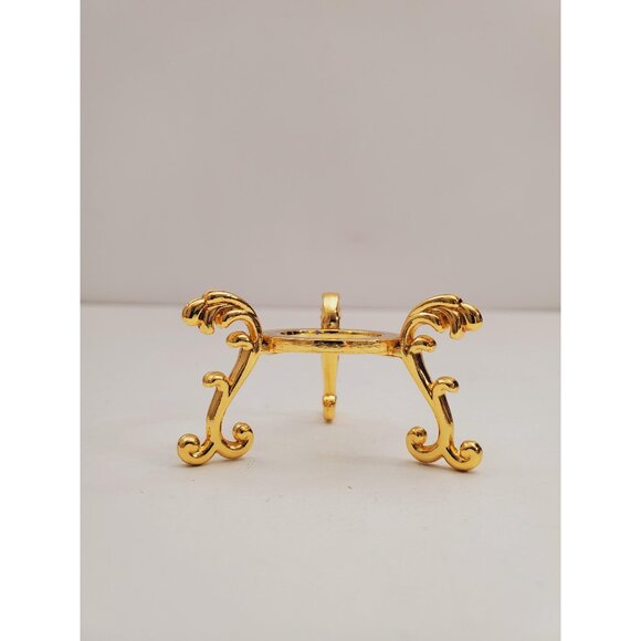 metal display stand for egg, mineral, orb or crystal ball, egg stand, crystal - Picture 1 of 10